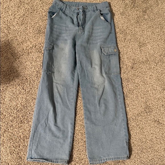 ROMWE Denim - ROMWE Blue Flare & Wide Leg Jeans